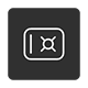 Vault icon to highlight the safeguarding of data