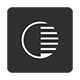 Background blur icon to highlight camera focus
