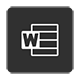 Word app icon to highlight Copilot in Word