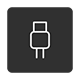 USB icon to highlight connectivity