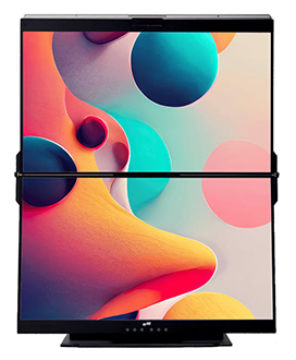 Geminos Stacked Dual Monitors