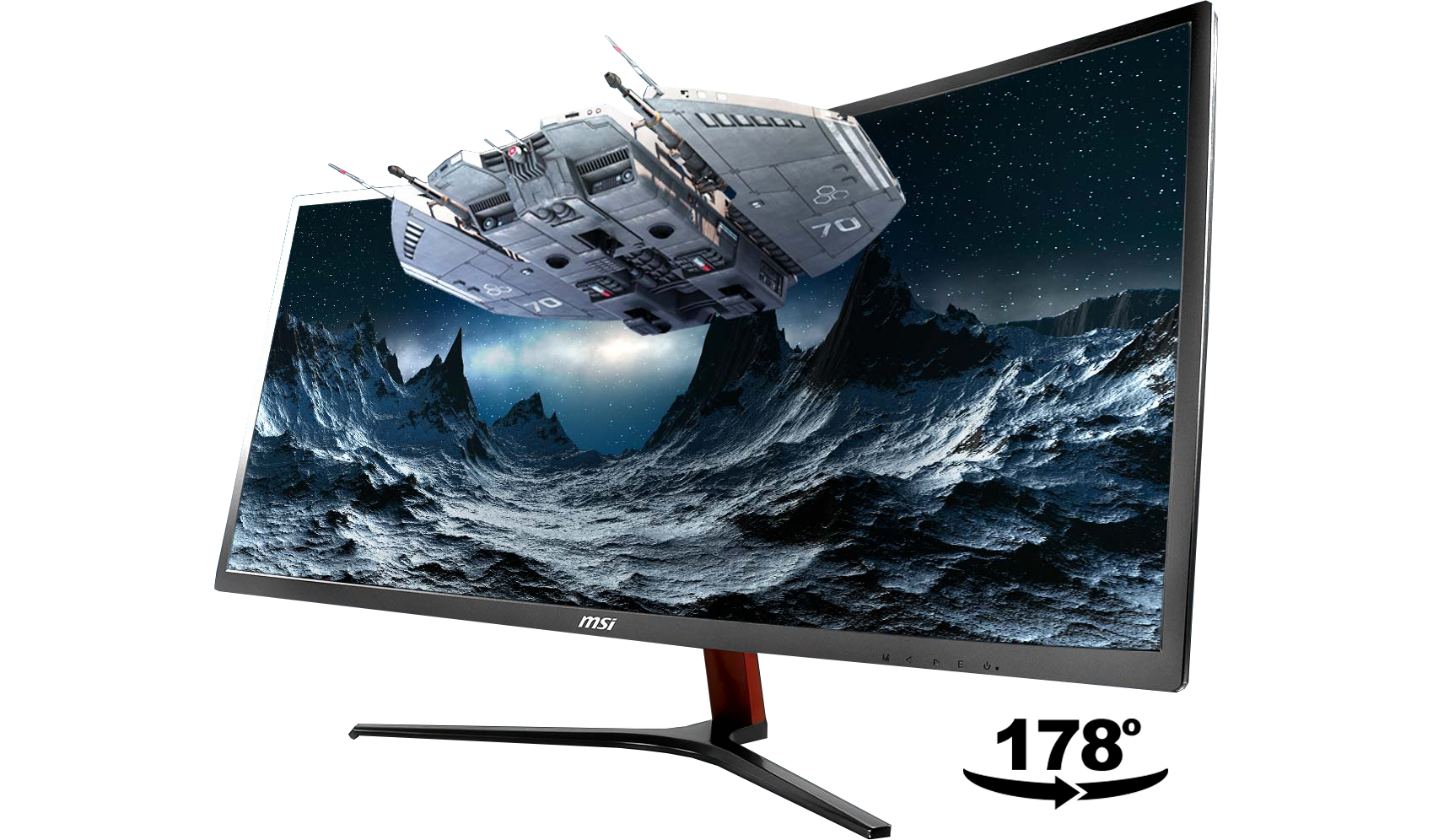 MSI Optix 34" Quad HD 100Hz Curved Ultrawide VA FreeSync Gaming Monitor