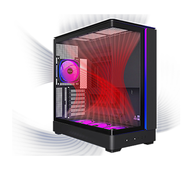 Montech KING 45 PRO (2026) ARGB Mid Tower Black PC Case LN162900