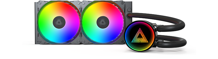 Montech LightFlow ARGB 240mm AIO Hydro Black CPU Cooler