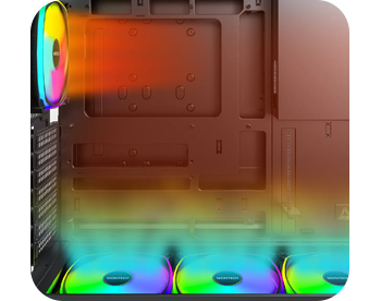 Visual showing airflow