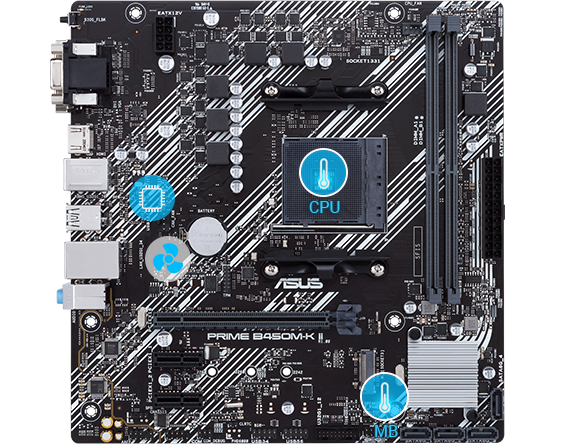 PRIME B450M-K II｜Motherboards｜ASUS United Kingdom