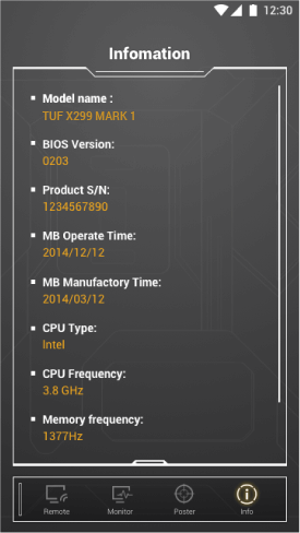X299 mobile control