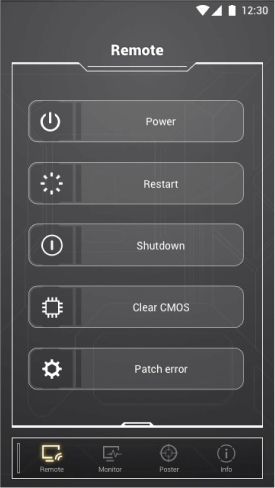 X299 mobile control