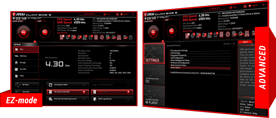 EASY MODE BIOS