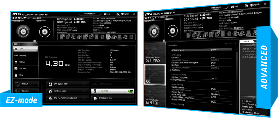 EASY MODE BIOS