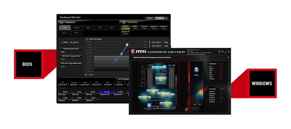 CONTROL IN BIOS AND SOFTWARE