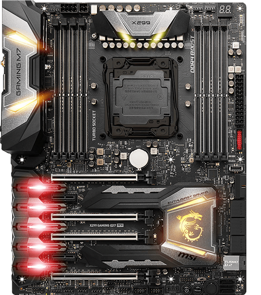 MSI X299 GAMING PRO CARBON Motheboard
