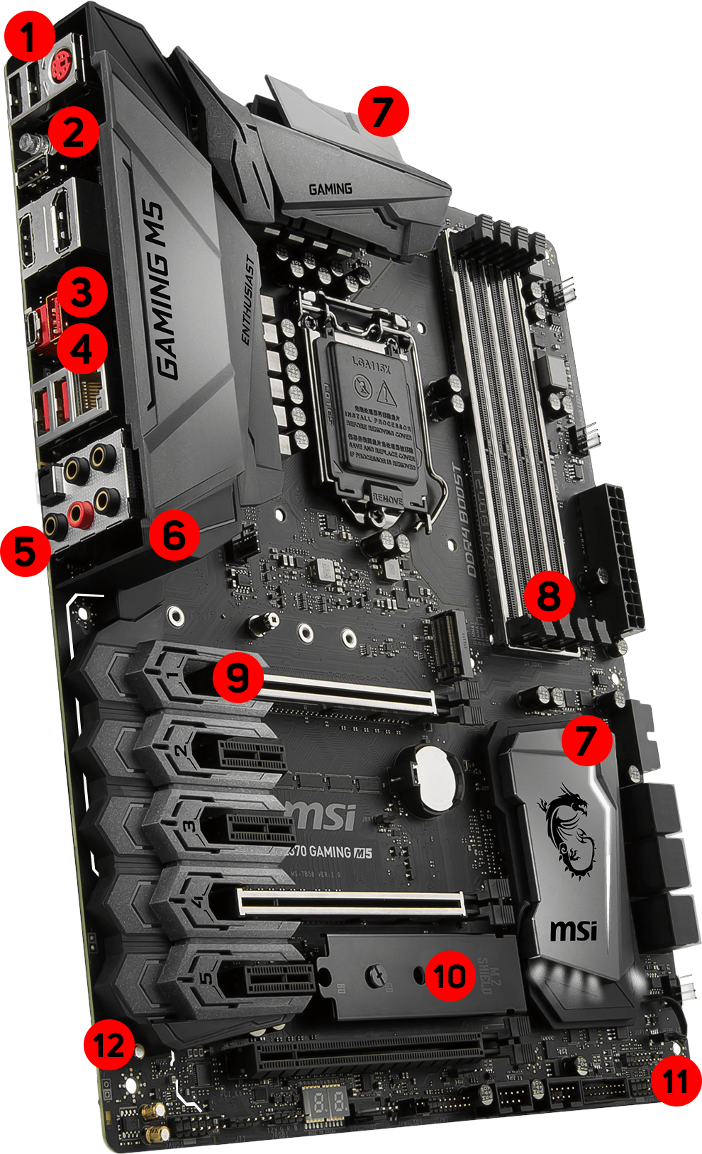 Gaming M5 Features