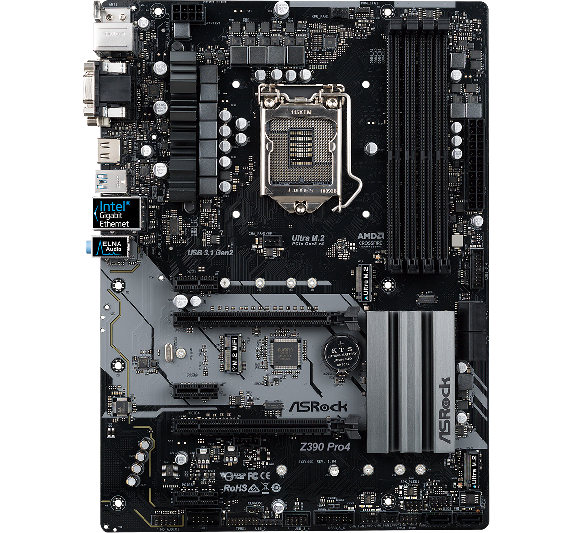 ASRock Intel Z390 Pro4 ATX Motherboard LN92842 90MXB6T0A0UAYZ SCAN UK