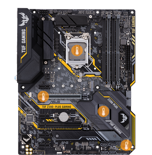 ASUS TUF Intel Z390 PLUS GAMING 9th Gen ATX Motherboard LN93008 TUF Z390 PLUS GAMING SCAN UK