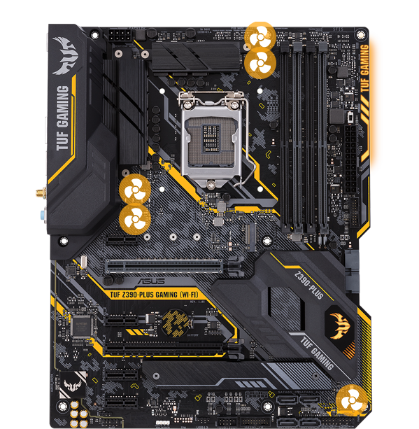 ASUS TUF Intel Z390-PLUS GAMING WiFi 9th Gen ATX Motherboard