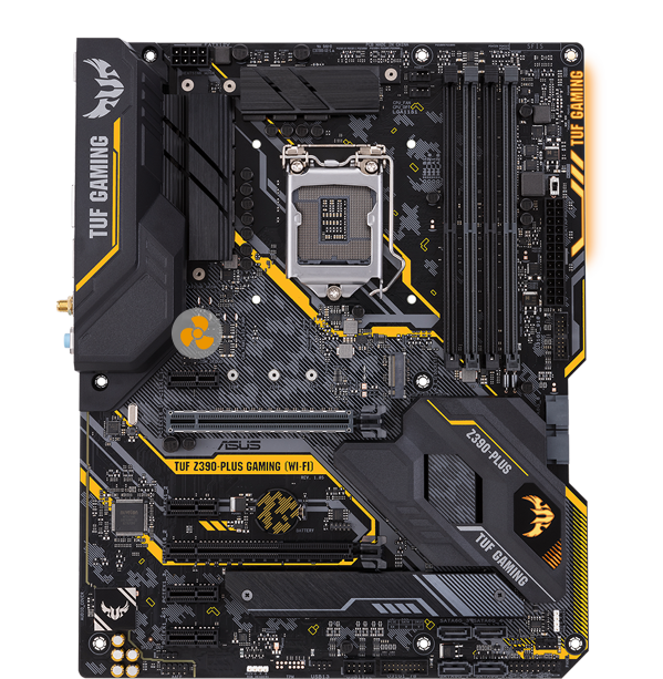 ASUS TUF Intel Z390-PLUS GAMING WiFi 9th Gen ATX Motherboard ASUS TUF Intel Z390-PLUS GAMING WiFi 9th Gen ATX Motherboard