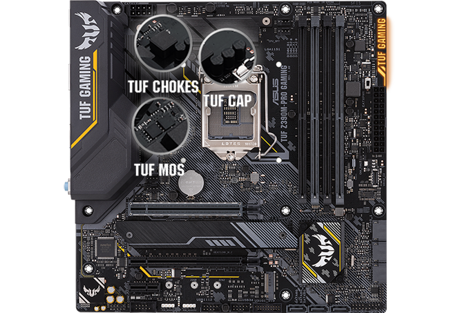 ASUS TUF Intel Z390M-PRO GAMING 9th Gen Micro ATX Motherboard
