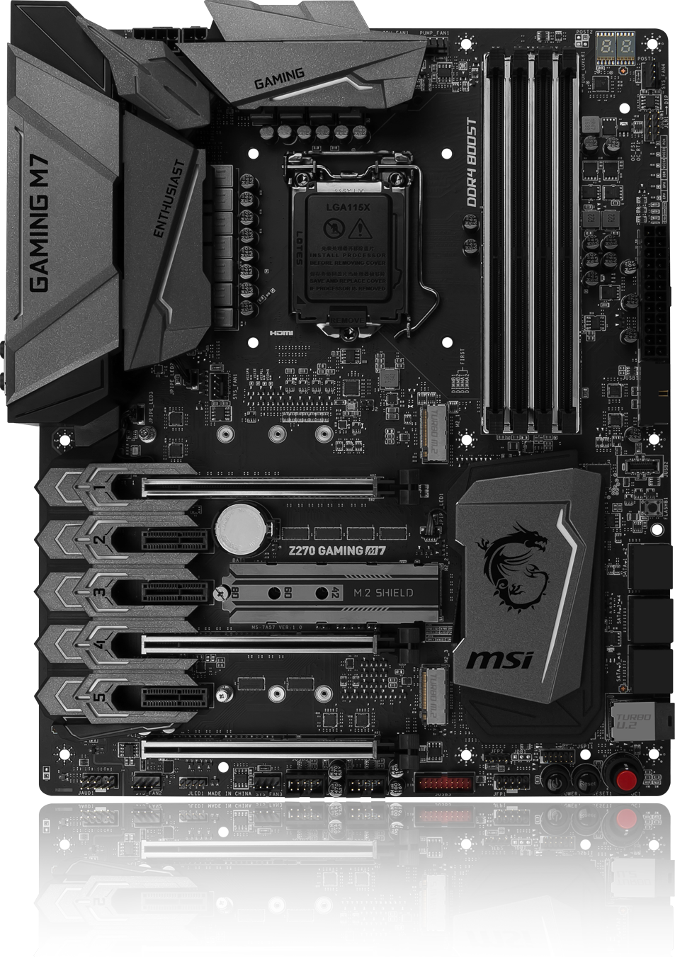 MSI Z270 Gaming M7 SLi/CrossFire ATX Motherboard LN77631 9117A5701S