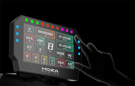 Hand touching screen