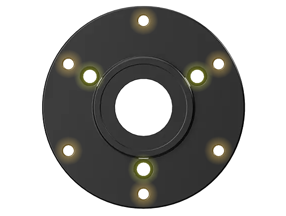 Annotated screw holes