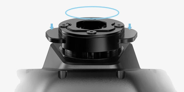 Image of quick-release illustrated