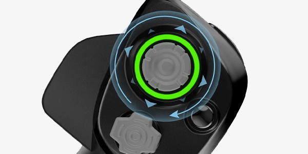Close up image of Yoke Joystick