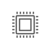 Sensor chip icon.