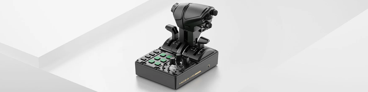 Key visual of MTQ throttle atop a smooth white step.