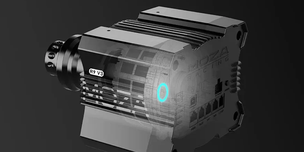 Semi-transparent wheel base case, highlighting the temperature controlling hardware within.
