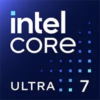 Ultra 7 processor badge logo.
