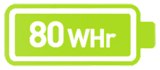 80 Whr Battery