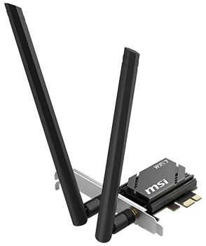 HERALD BE6500 WiFi 7 PCIe Card from MSI.