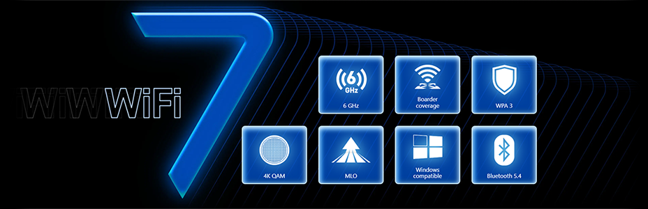 Key visual of WiFI7 graphic.