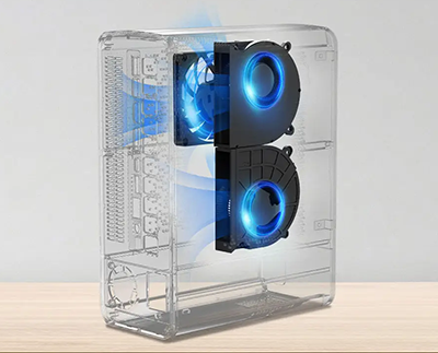 Fan array in case