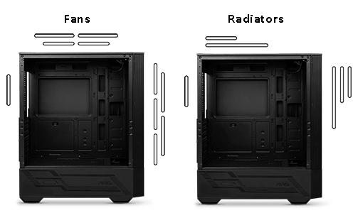 Extensive Cooling options