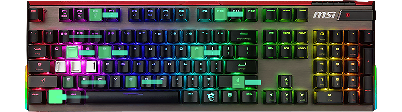 anti-ghosting n-key rollover tech