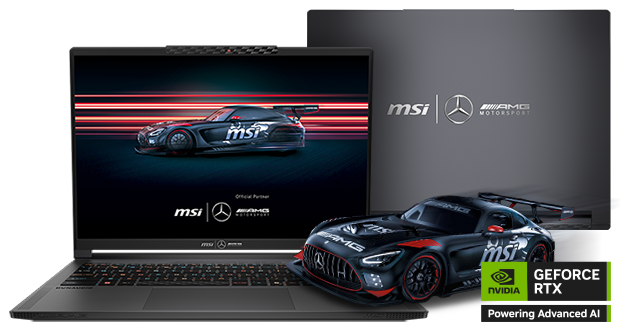 Stealth Mercedes-AMG Motorsport AI+ Gaming Laptop