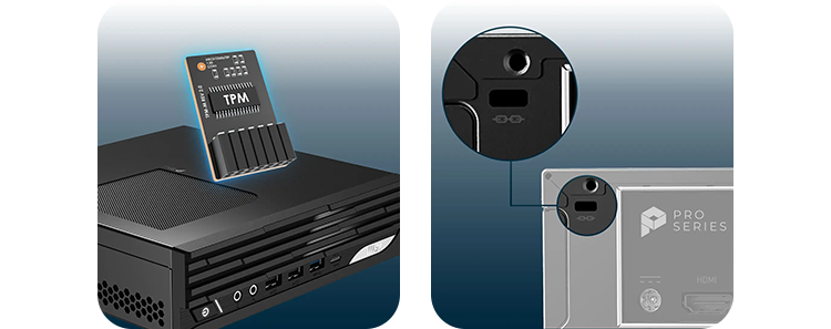 PRO DP21 Security Features
