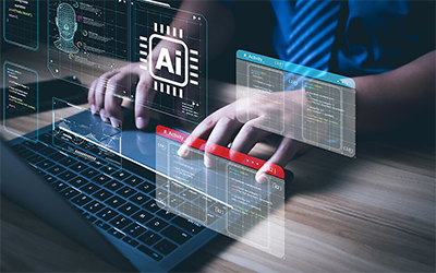 Software popping out of screen to highlight enthusiast use