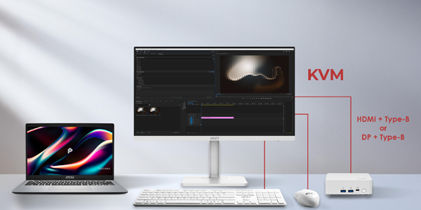 PRO MAX monitor, KVM Switch