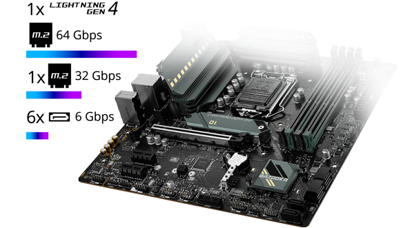MSI MAG B560M BAZOOKA Intel B560 PCIe 4.0 Micro-ATX Motherboard