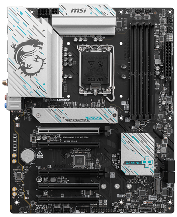 MSI Intel B760 GAMING PLUS WIFI DDR4 ATX Motherboard LN151063