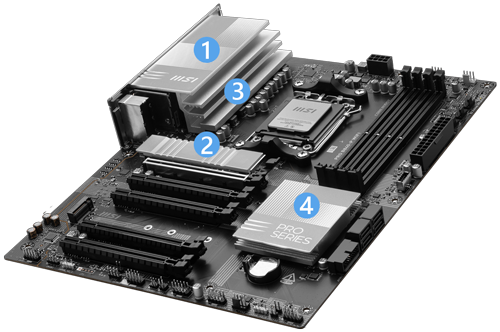 Massive Cooling heatsinks