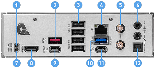 MSI PRO B850-P WiFi AM5 DDR5 PCIe 5.0 ATX Motherboard