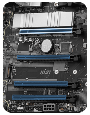 x4 PCIe x16 Slots