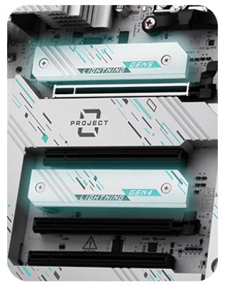 x3 M.2 2280 Slots