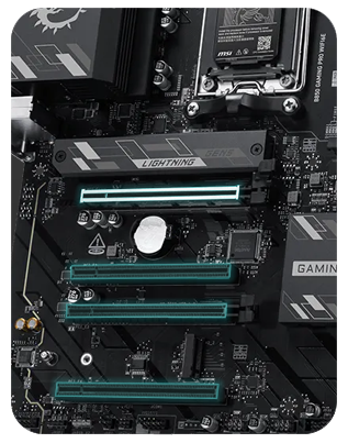 x4 PCIe x16 Slots
