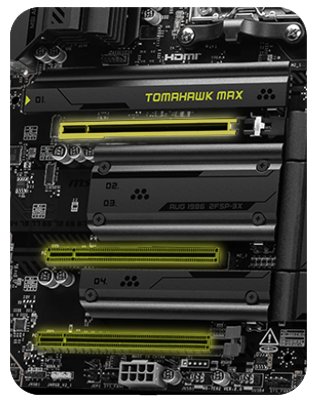 x3 PCIe x16 Slots