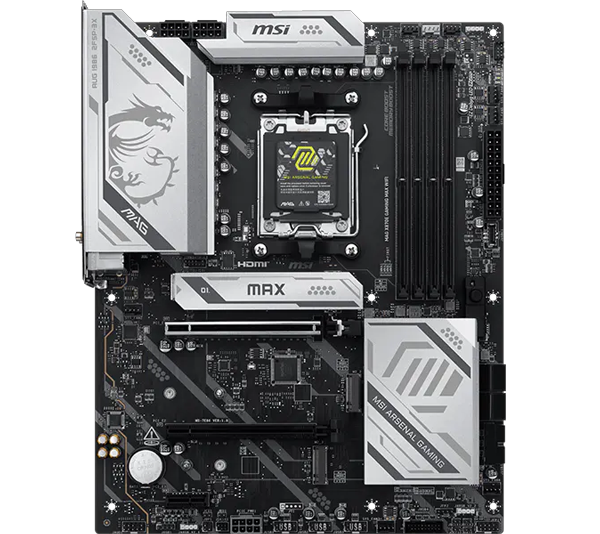 MSI MAG X870E GAMING MAX WIFI Motherboard